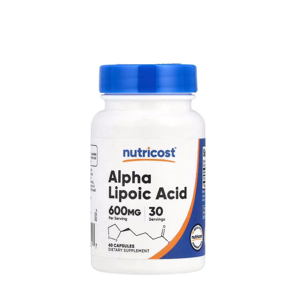 NUTRICOST - ALPHA LIPOIC ACID 600 MG - 60 KAPSZULA NUTRICOST - ALPHA LIPOIC ACID 600 MG - 60 KAPSZULA