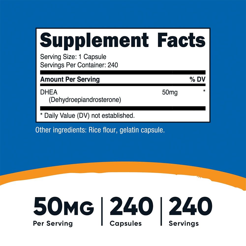 NUTRICOST - DHEA 50 MG - 240 KAPSZULA NUTRICOST - DHEA 50 MG - 240 KAPSZULA