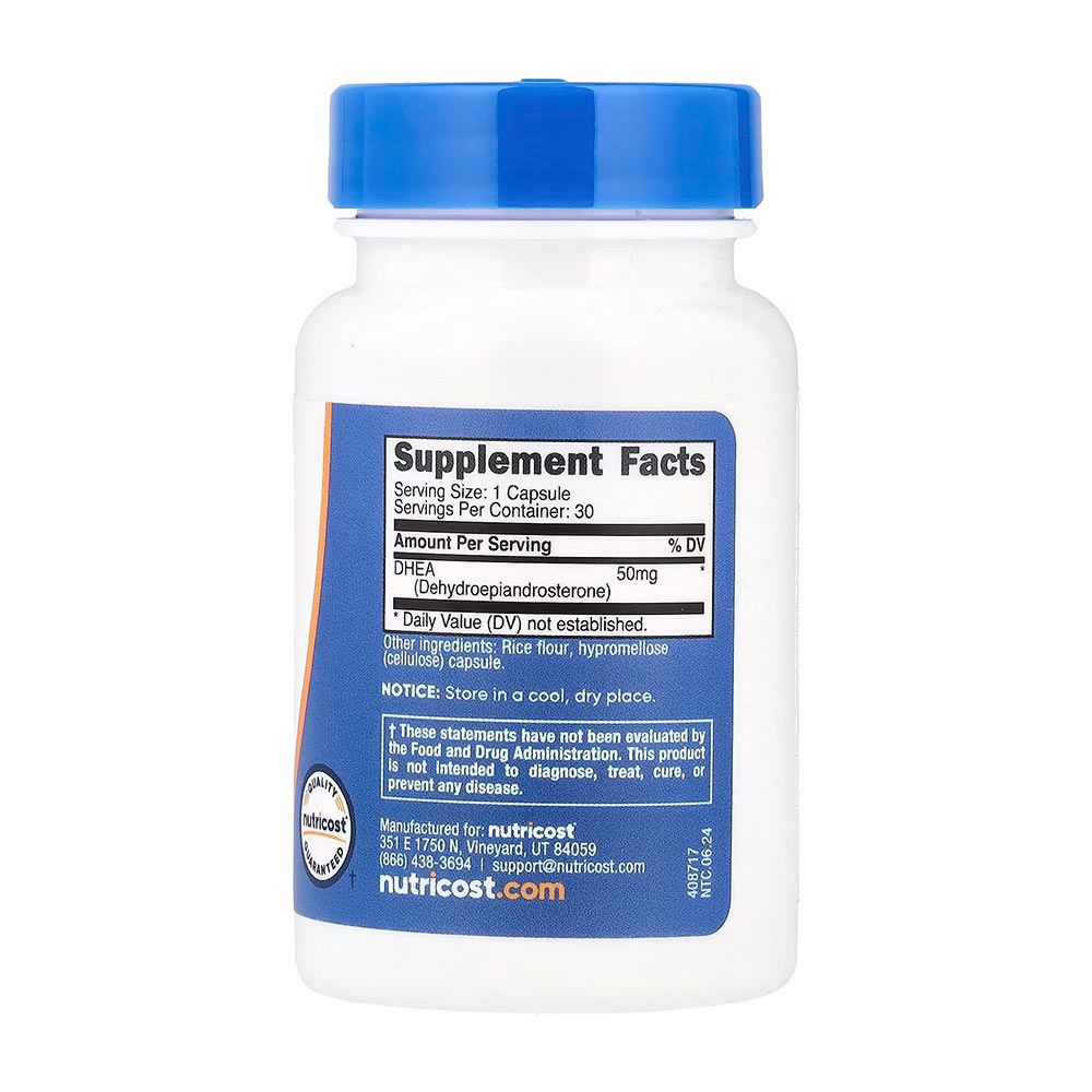 NUTRICOST - DHEA 50 MG - 30 KAPSZULA NUTRICOST - DHEA 50 MG - 30 KAPSZULA