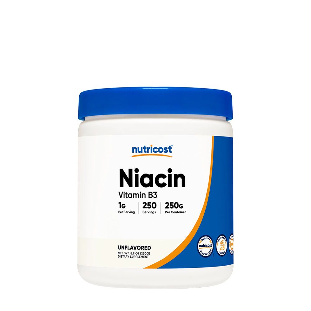 NUTRICOST - VITAMIN B3 NIACIN - 250 G NUTRICOST - VITAMIN B3 NIACIN - 250 G
