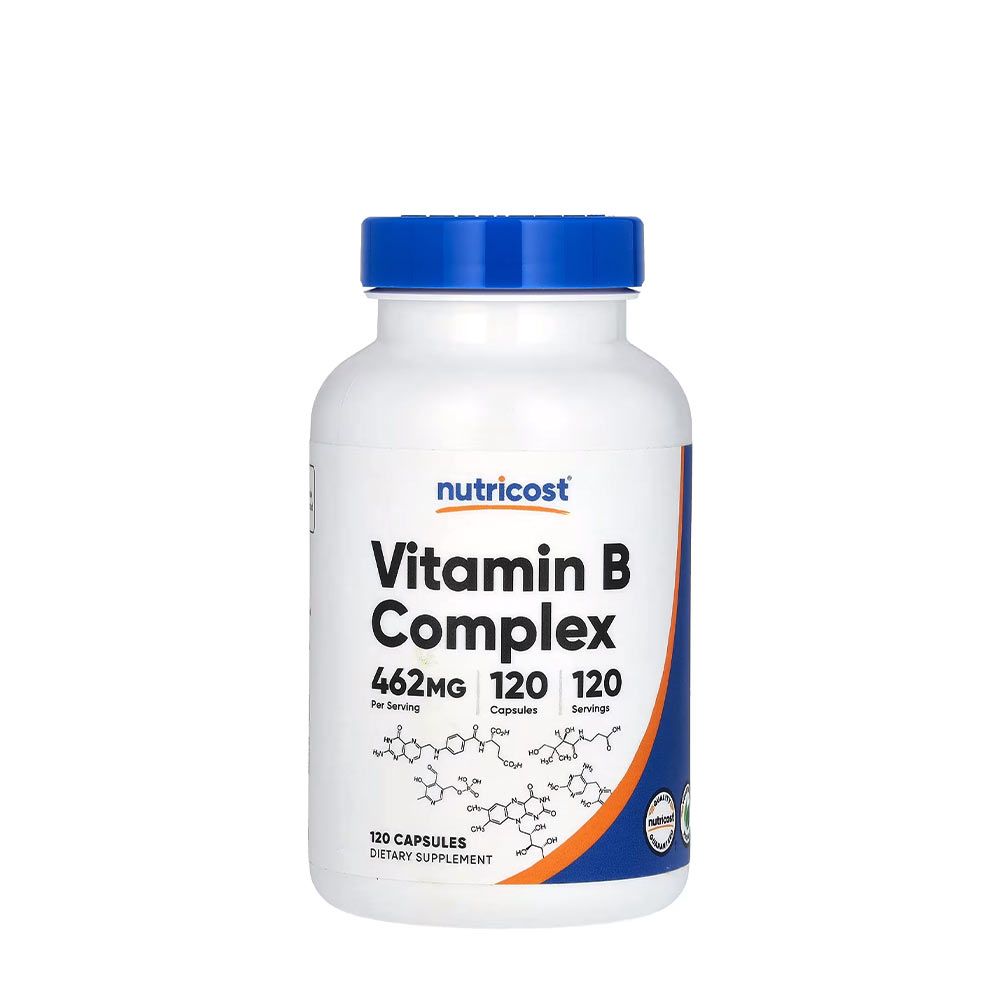 NUTRICOST - VITAMIN B COMPLEX - 120 KAPSZULA NUTRICOST - VITAMIN B COMPLEX - 120 KAPSZULA