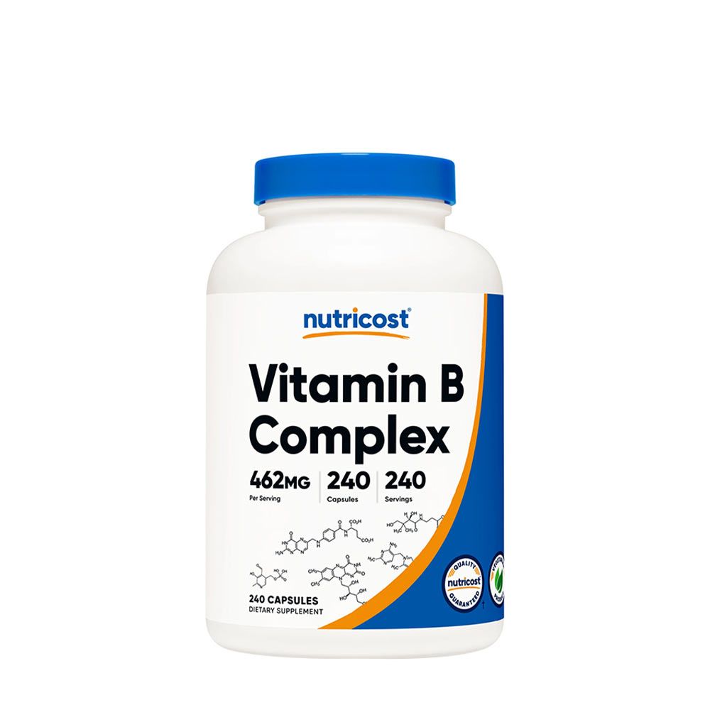 NUTRICOST - VITAMIN B COMPLEX - 240 KAPSZULA NUTRICOST - VITAMIN B COMPLEX - 240 KAPSZULA