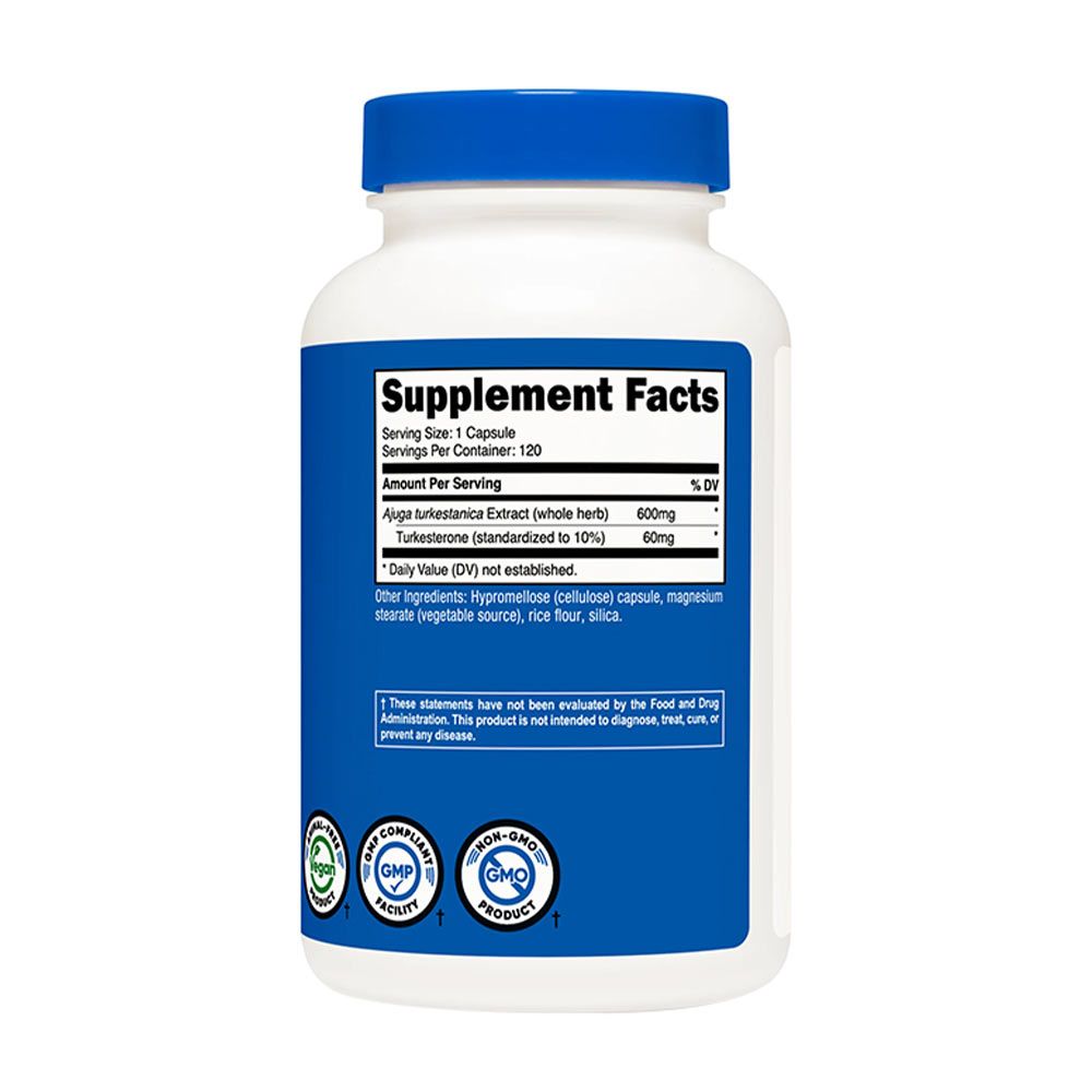NUTRICOST - TURKESTERONE 600 MG - 120 KAPSZULA NUTRICOST - TURKESTERONE 600 MG - 120 KAPSZULA