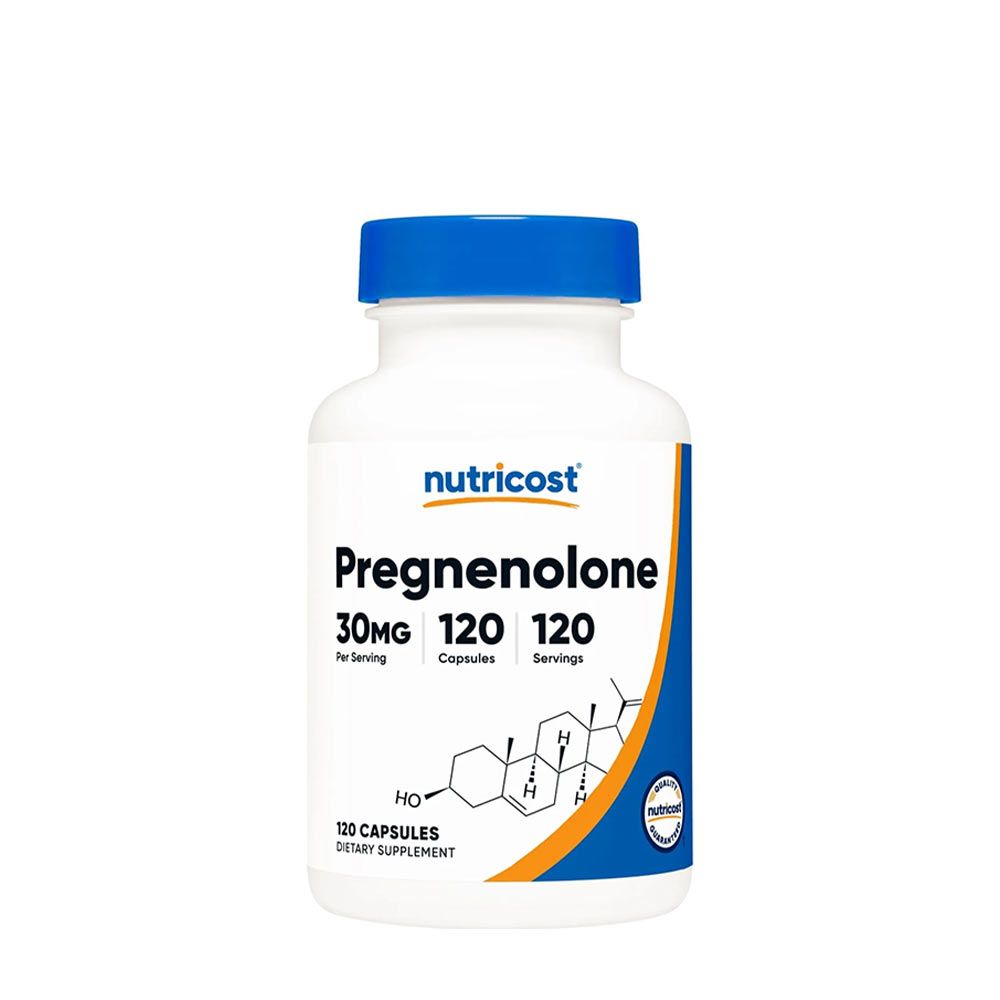 NUTRICOST - PREGNENOLONE 30 MG - 120 KAPSZULA NUTRICOST - PREGNENOLONE 30 MG - 120 KAPSZULA