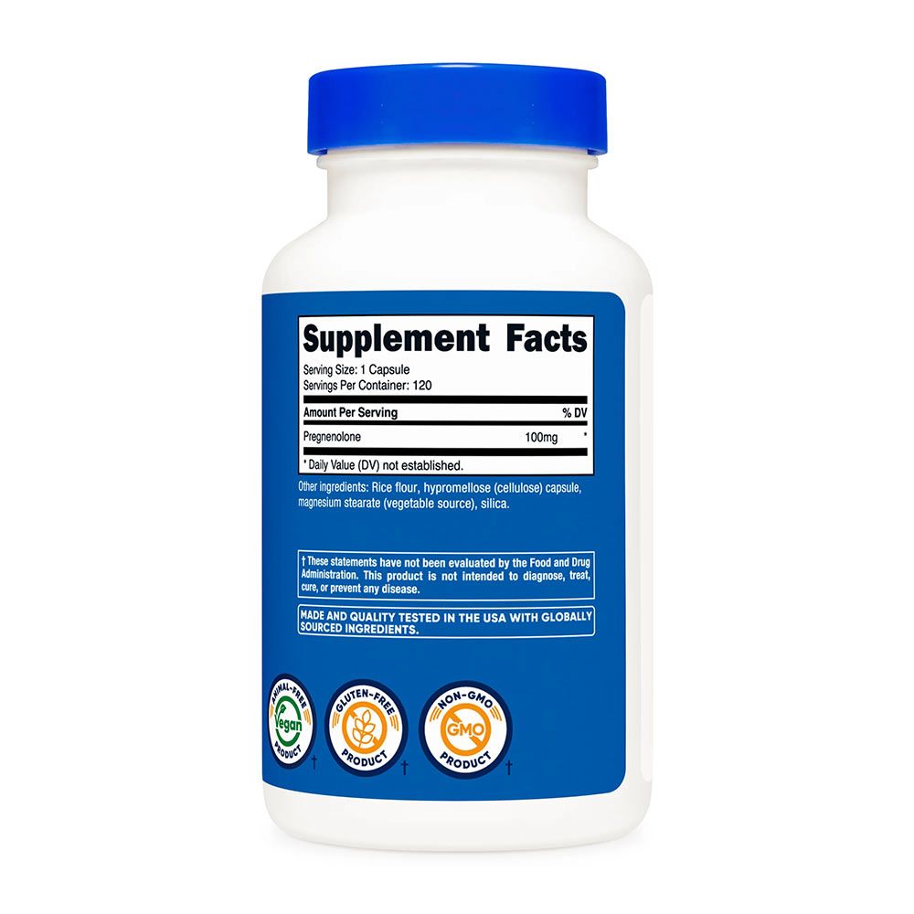 NUTRICOST - PREGNENOLONE 100 MG - 120 KAPSZULA NUTRICOST - PREGNENOLONE 100 MG - 120 KAPSZULA