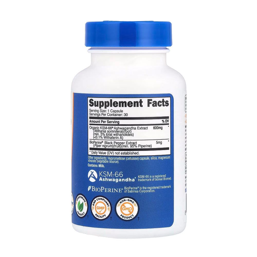NUTRICOST - KSM-66 ASHWAGANDHA - 30 KAPSZULA NUTRICOST - KSM-66 ASHWAGANDHA - 30 KAPSZULA