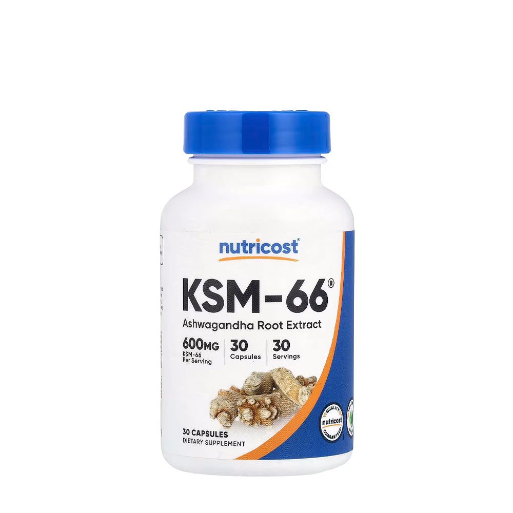 NUTRICOST - KSM-66 ASHWAGANDHA - 30 KAPSZULA NUTRICOST - KSM-66 ASHWAGANDHA - 30 KAPSZULA