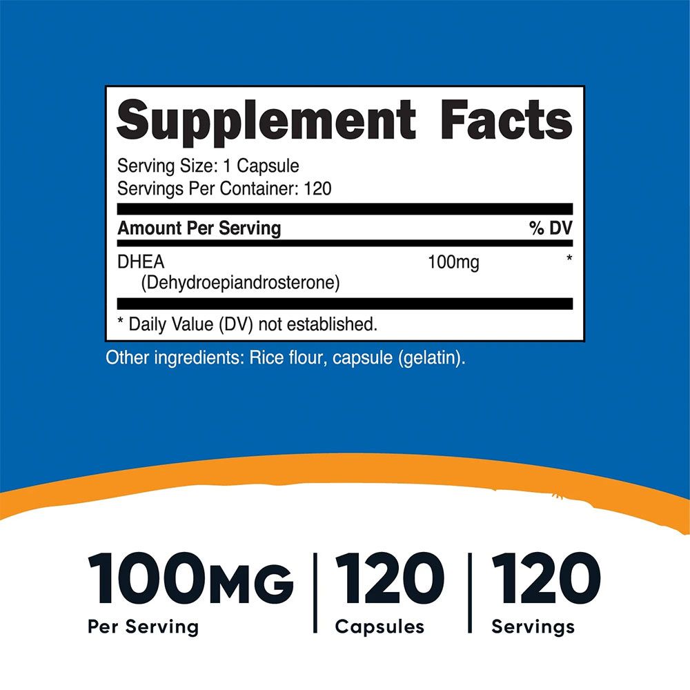 NUTRICOST - DHEA 100 MG - 120 KAPSZULA NUTRICOST - DHEA 100 MG - 120 KAPSZULA