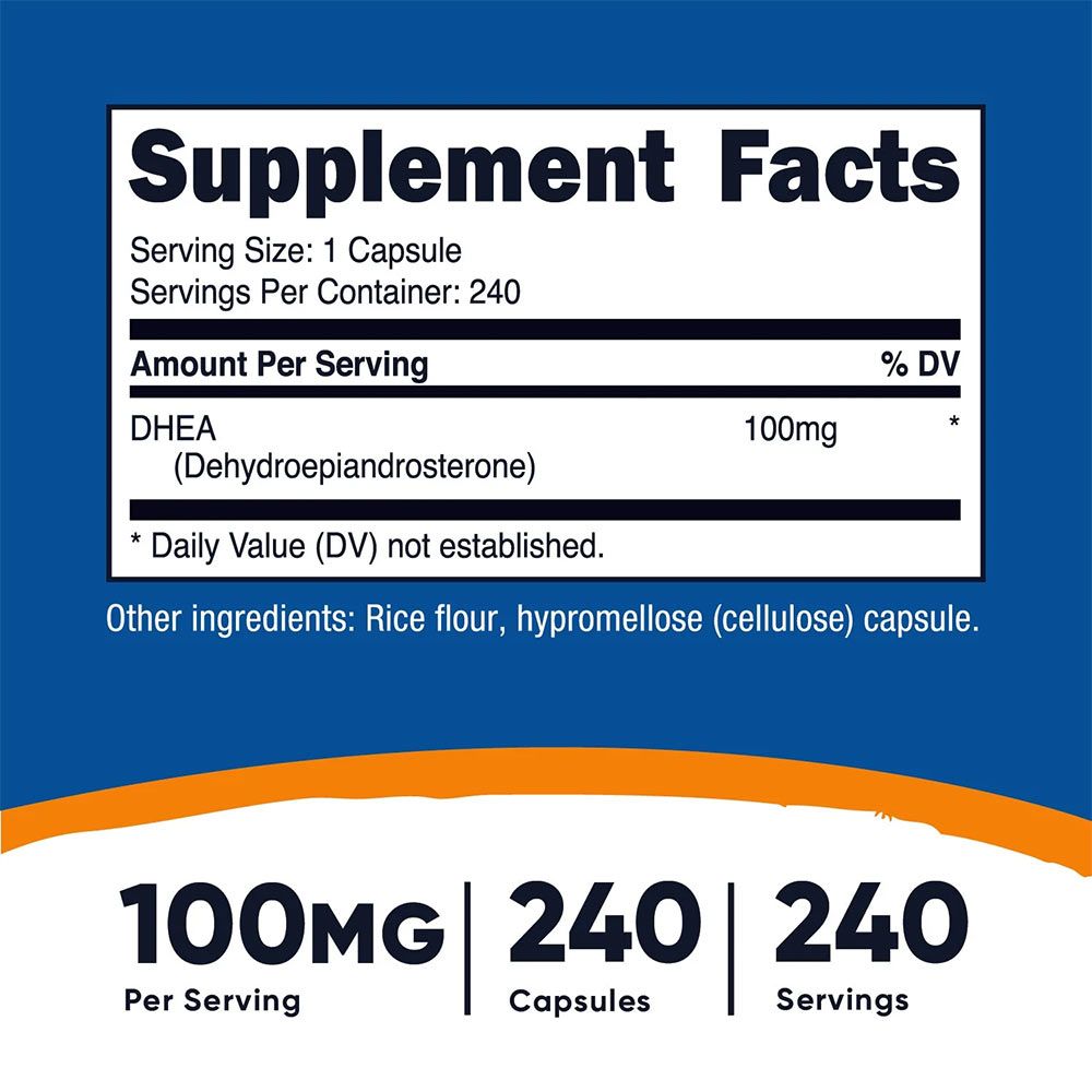 NUTRICOST - DHEA 100 MG - 240 KAPSZULA NUTRICOST - DHEA 100 MG - 240 KAPSZULA