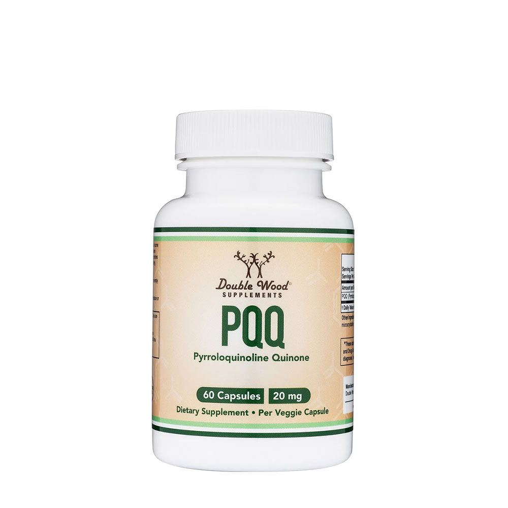 DOUBLE WOOD SUPPLEMENTS - PQQ (PYRROLOQUINOLINE QUINONE) - 60 KAPSZULA DOUBLE WOOD SUPPLEMENTS - PQQ (PYRROLOQUINOLINE QUINONE) - 60 KAPSZULA