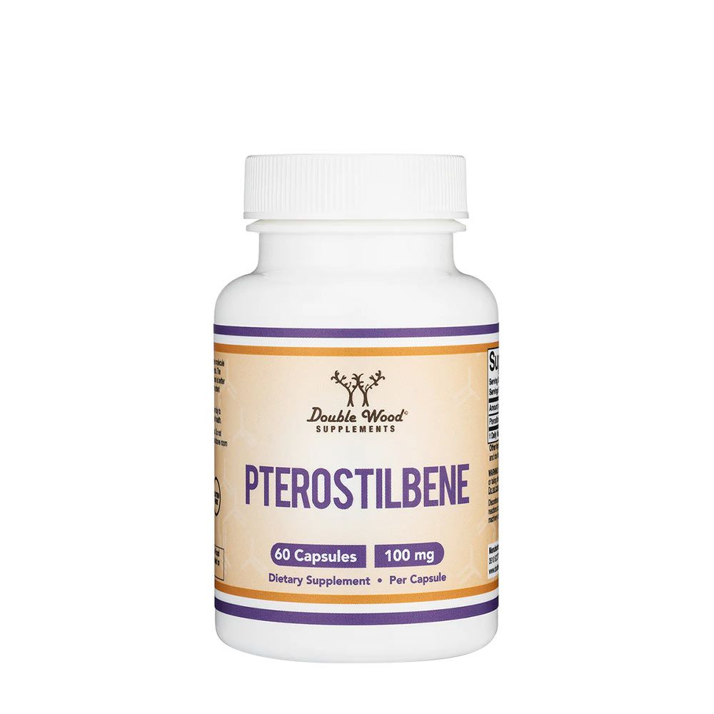 DOUBLE WOOD SUPPLEMENTS - PTEROSTILBENE - 60 KAPSZULA DOUBLE WOOD SUPPLEMENTS - PTEROSTILBENE - 60 KAPSZULA