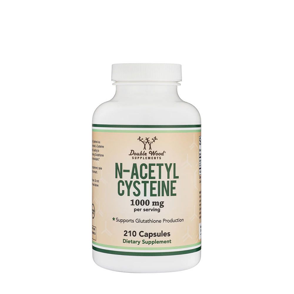 DOUBLE WOOD SUPPLEMENTS - N-ACETYL CYSTEINE (NAC) - 210 KAPSZULA DOUBLE WOOD SUPPLEMENTS - N-ACETYL CYSTEINE (NAC) - 210 KAPSZULA