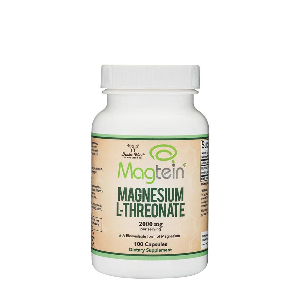 DOUBLE WOOD SUPPLEMENTS - MAGNESIUM L-THREONATE (MAGTEIN) - 100 KAPSZULA DOUBLE WOOD SUPPLEMENTS - MAGNESIUM L-THREONATE (MAGTEIN) - 100 KAPSZULA