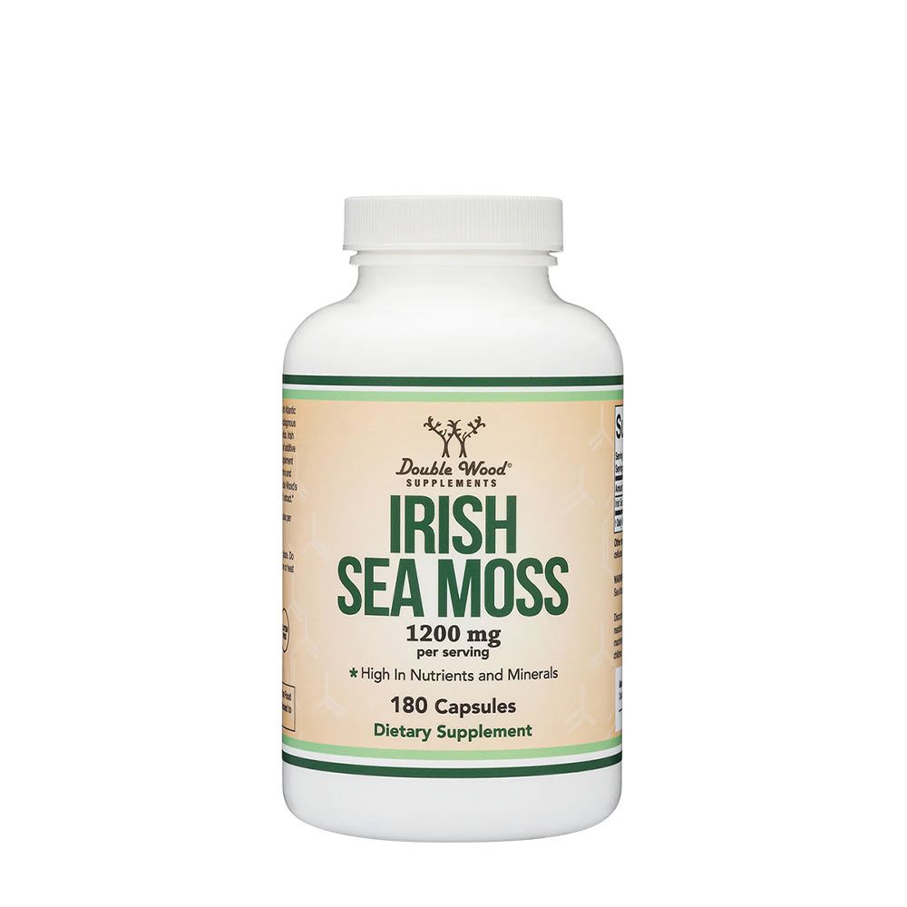 DOUBLE WOOD SUPPLEMENTS - IRISH SEA MOSS - ÍR MOSZAT - 180 KAPSZULA DOUBLE WOOD SUPPLEMENTS - IRISH SEA MOSS - ÍR MOSZAT - 180 KAPSZULA
