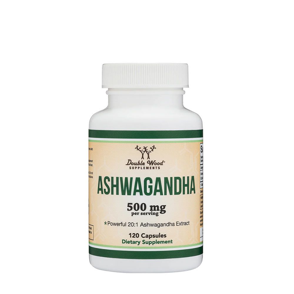 DOUBLE WOOD SUPPLEMENTS - ASHWAGANDHA - 120 KAPSZULA DOUBLE WOOD SUPPLEMENTS - ASHWAGANDHA - 120 KAPSZULA