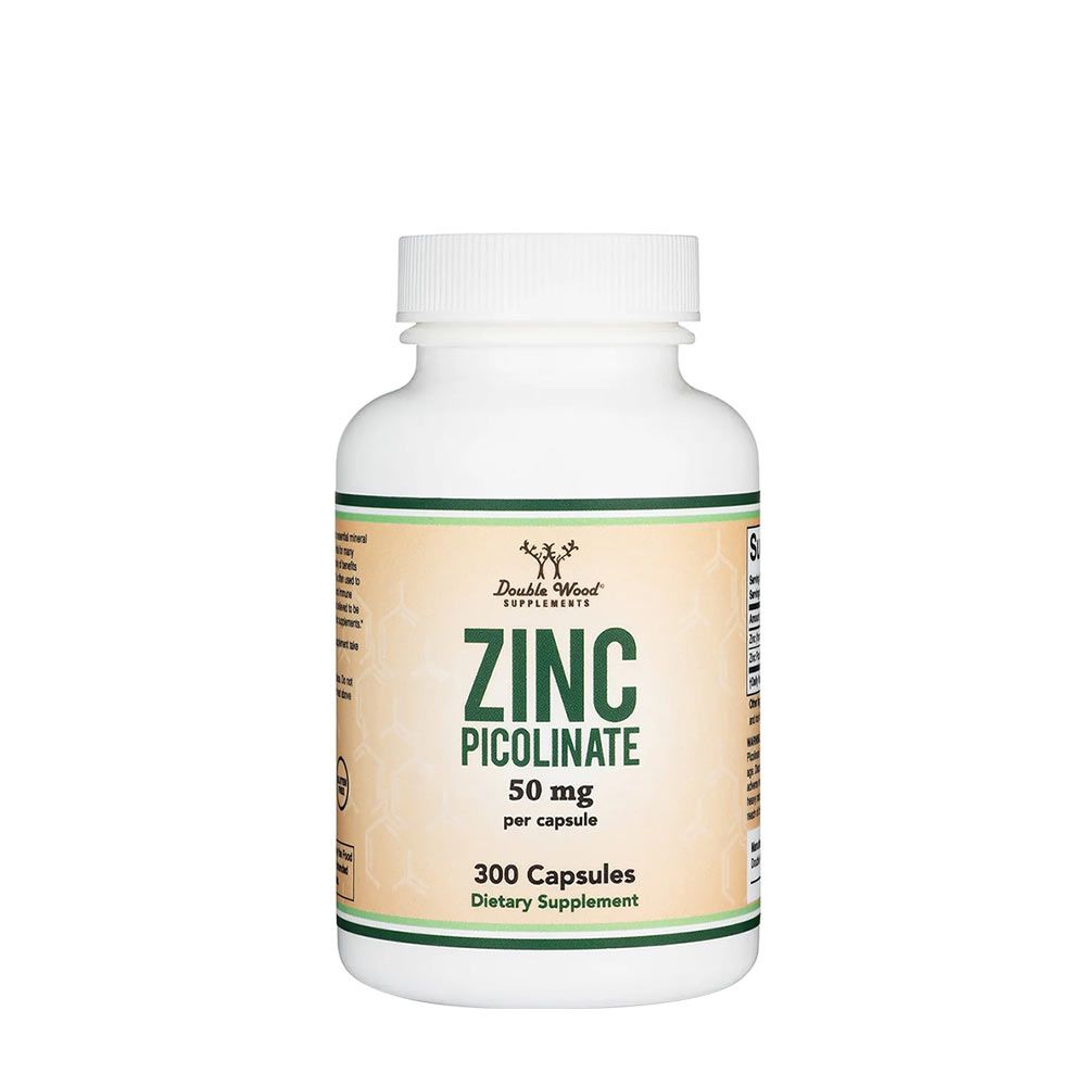 DOUBLE WOOD SUPPLEMENTS - ZINC PICOLINATE - 300 KAPSZULA DOUBLE WOOD SUPPLEMENTS - ZINC PICOLINATE - 300 KAPSZULA