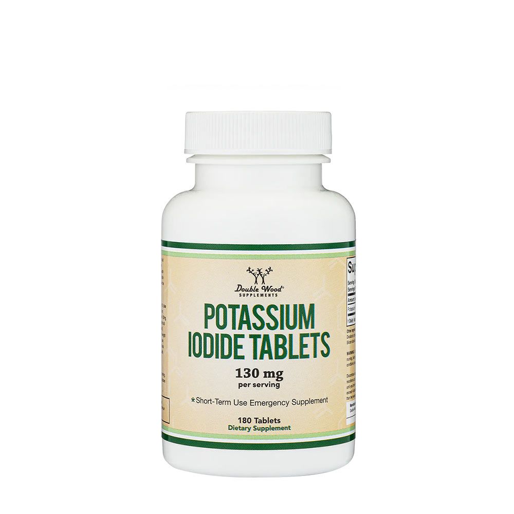 DOUBLE WOOD SUPPLEMENTS - POTASSIUM IODIDE - 180 TABLETTA DOUBLE WOOD SUPPLEMENTS - POTASSIUM IODIDE - 180 TABLETTA