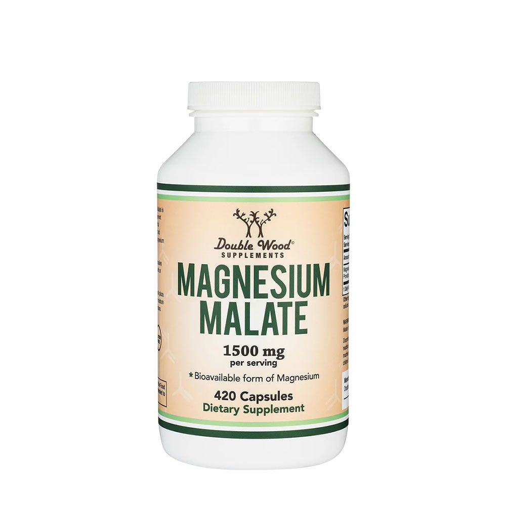 DOUBLE WOOD SUPPLEMENTS - MAGNESIUM MALATE - 420 KAPSZULA DOUBLE WOOD SUPPLEMENTS - MAGNESIUM MALATE - 420 KAPSZULA