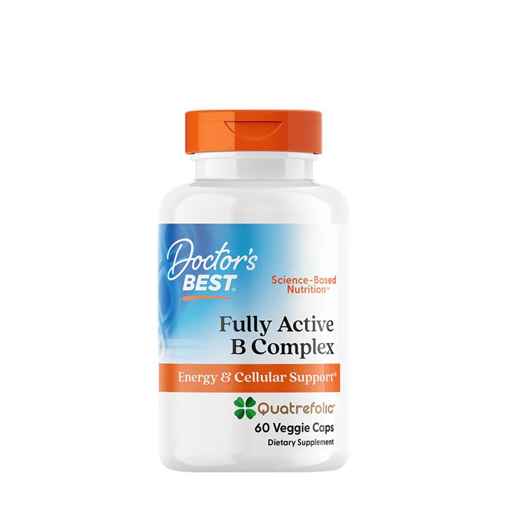 DOCTOR'S BEST - FULLY ACTIVE B COMPLEX WITH QUATREFOLIC - 60 KAPSZULA DOCTOR'S BEST - FULLY ACTIVE B COMPLEX WITH QUATREFOLIC - 60 KAPSZULA