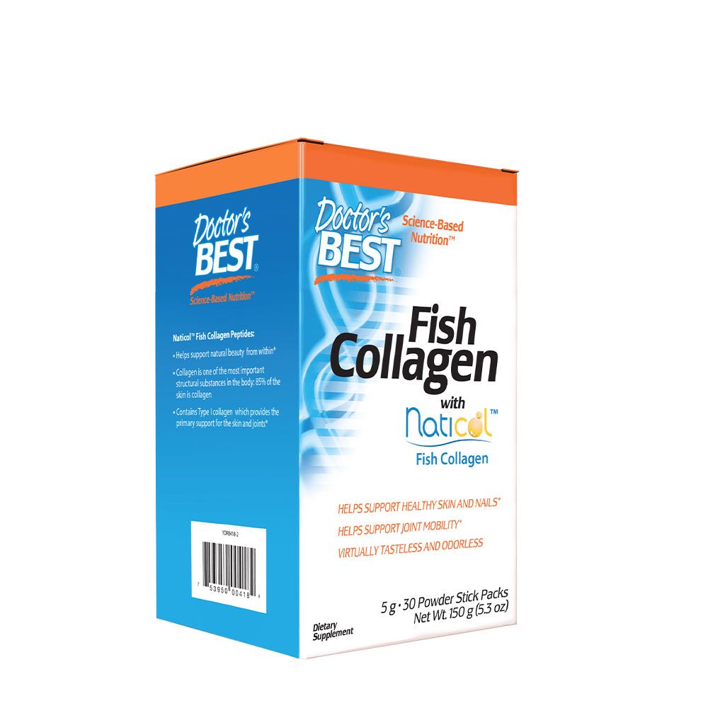 DOCTOR'S BEST - TENGERI KOLLAGÉN CSOMAG - FISH COLLAGEN WITH NATICOL - 30 CSOMAG DOCTOR'S BEST - TENGERI KOLLAGÉN CSOMAG - FISH COLLAGEN WITH NATICOL - 30 CSOMAG