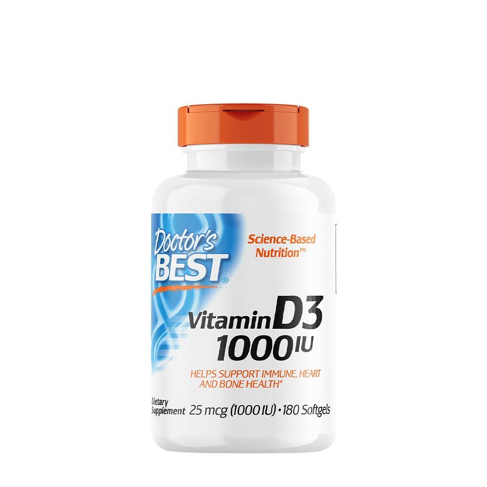 DOCTOR'S BEST - D-VITAMIN 1000 NE - 180 KAPSZULA DOCTOR'S BEST - D-VITAMIN 1000 NE - 180 KAPSZULA