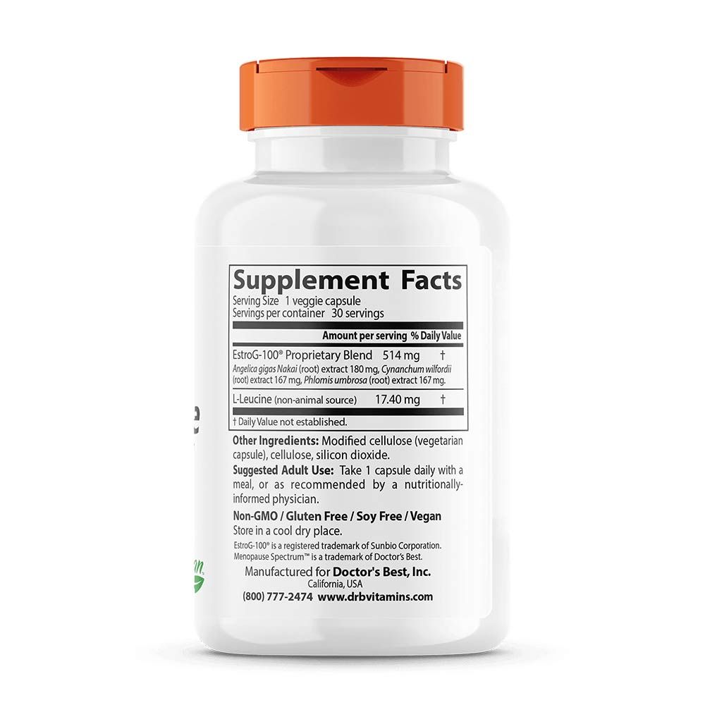DOCTOR'S BEST - MENOPAUZA TÁMOGATÓ KAPSZULA ESTROG-100-ZAL - 30 KAPSZULA DOCTOR'S BEST - MENOPAUZA TÁMOGATÓ KAPSZULA ESTROG-100-ZAL - 30 KAPSZULA