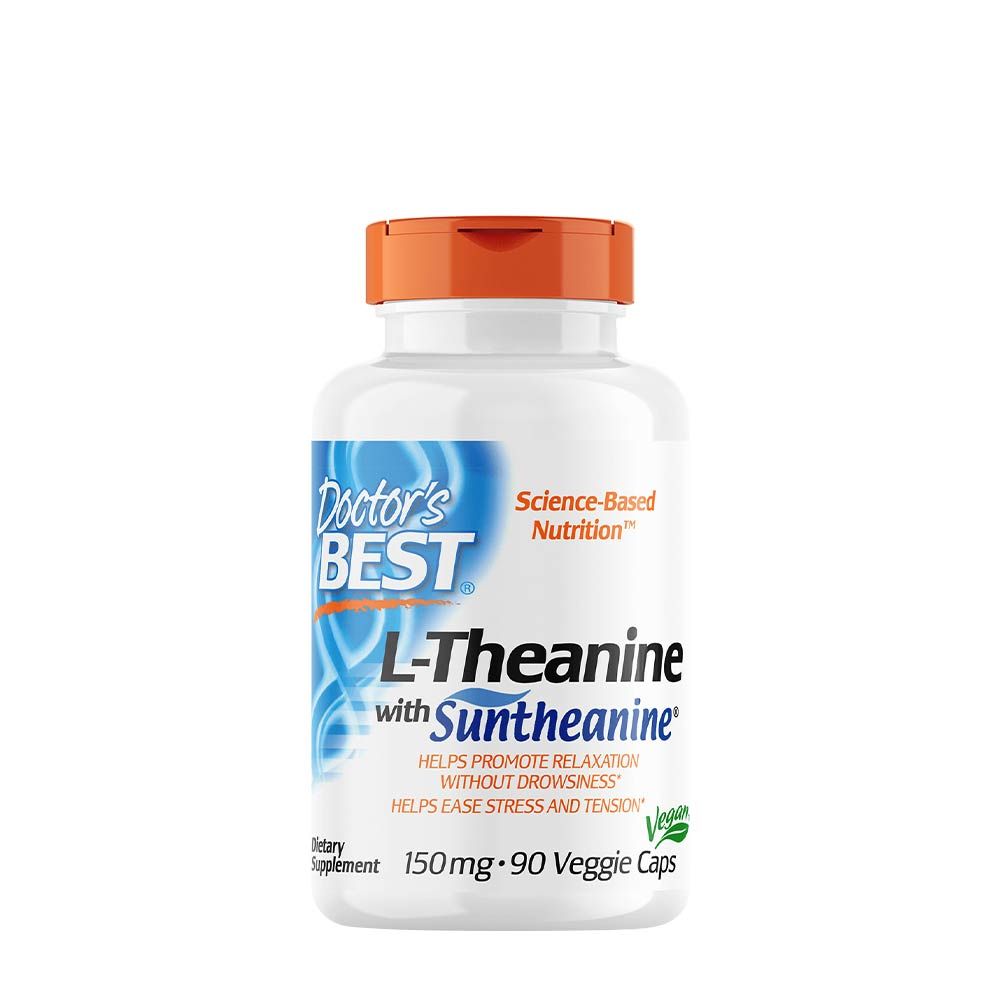 DOCTOR'S BEST - L-THEANINE ÉS SUNTHEANINE 150 MG - 90 KAPSZULA DOCTOR'S BEST - L-THEANINE ÉS SUNTHEANINE 150 MG - 90 KAPSZULA