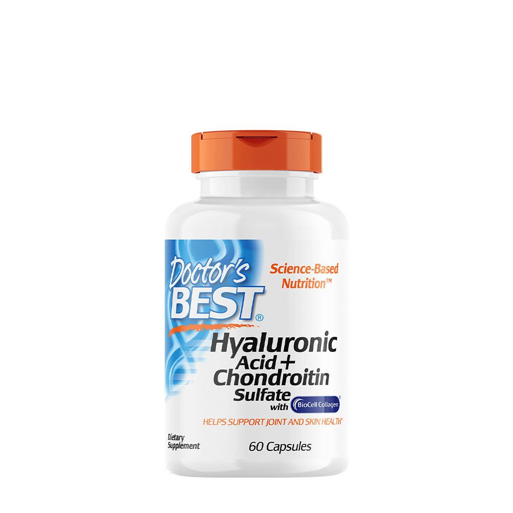 DOCTOR'S BEST - HIALURONSAV + KONDROITIN-SZULFÁT + BIOCELL - 60 KAPSZULA DOCTOR'S BEST - HIALURONSAV + KONDROITIN-SZULFÁT + BIOCELL - 60 KAPSZULA