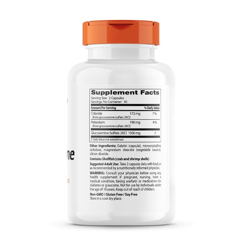 DOCTOR'S BEST - GLÜKÓZAMIN-SZULFÁT 750 MG - 180 KAPSZULA DOCTOR'S BEST - GLÜKÓZAMIN-SZULFÁT 750 MG - 180 KAPSZULA