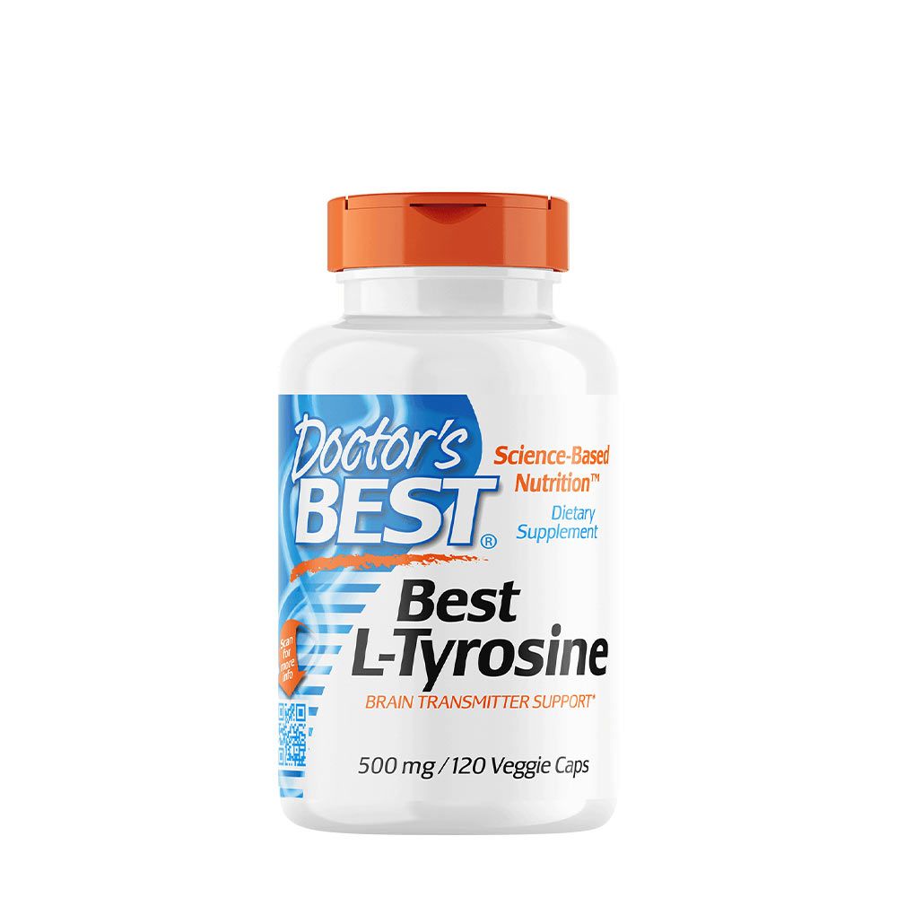 DOCTOR'S BEST - L-TIROZIN 500 MG KAPSZULA - L-TYROSINE - 120 KAPSZULA DOCTOR'S BEST - L-TIROZIN 500 MG KAPSZULA - L-TYROSINE - 120 KAPSZULA
