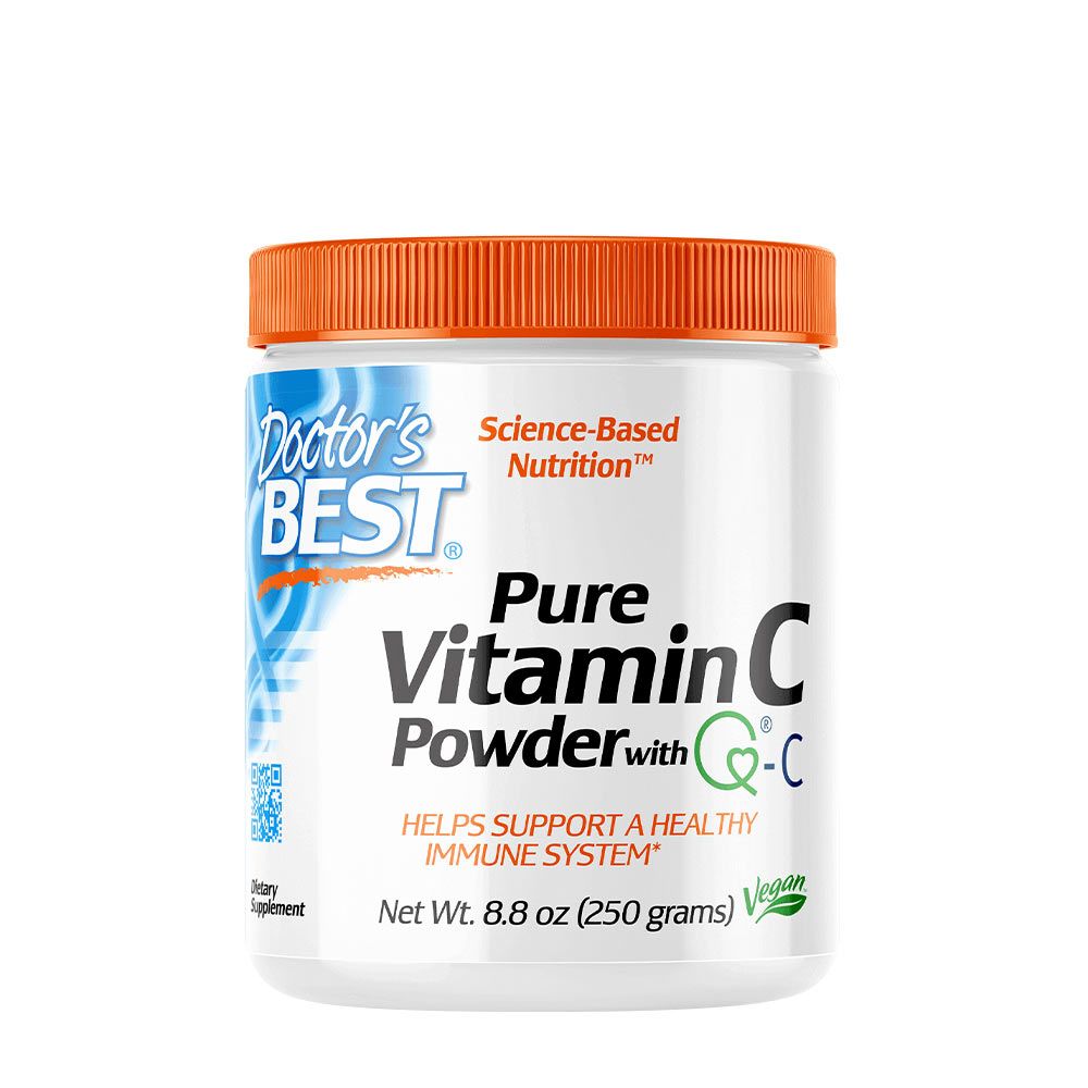 DOCTOR'S BEST - TISZTA C-VITAMIN POR - PURE VITAMIN C POWDER WITH QUALI-C - 250 G DOCTOR'S BEST - TISZTA C-VITAMIN POR - PURE VITAMIN C POWDER WITH QUALI-C - 250 G