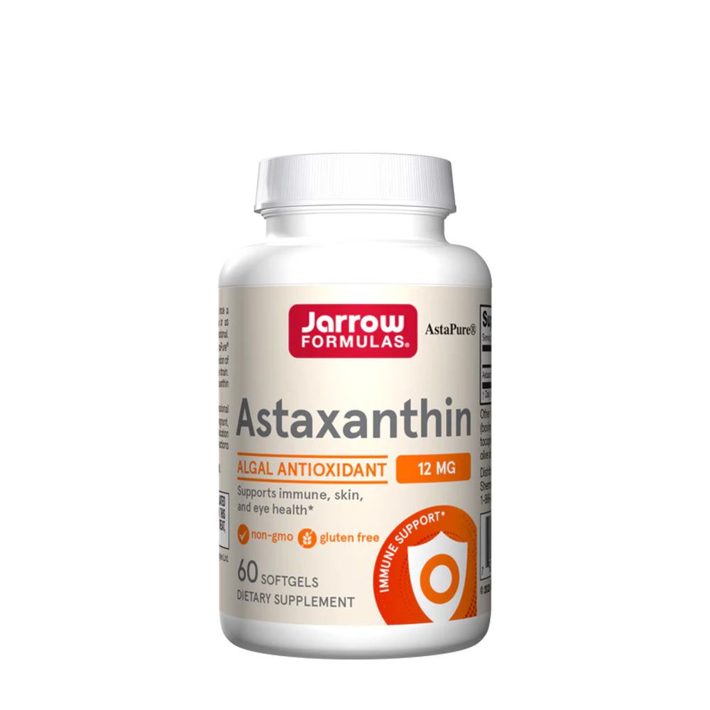 JARROW FORMULAS - ASZTAXANTIN 12 MG - ASTAPURE® ASTAXANTHIN 12 MG - 60 KAPSZULA