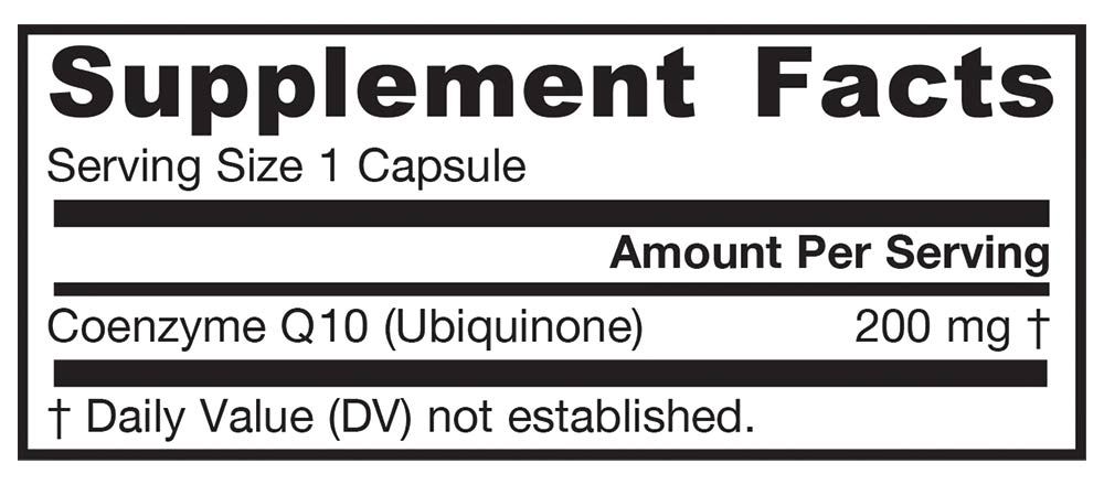 JARROW FORMULAS - CO-Q10 200 MG - 60 KAPSZULA JARROW FORMULAS - CO-Q10 200 MG - 60 KAPSZULA