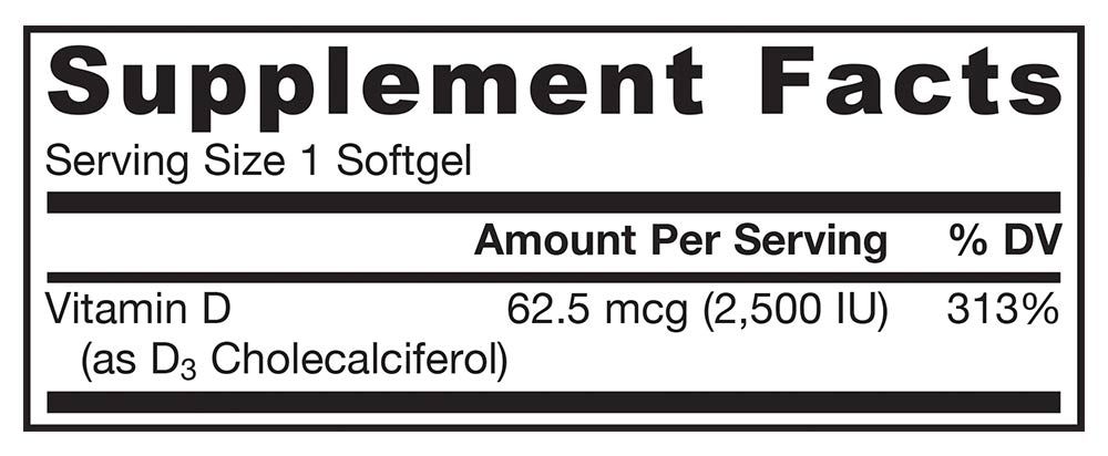 JARROW FORMULAS - D3-VITAMIN 2500 NE - 100 KAPSZULA JARROW FORMULAS - D3-VITAMIN 2500 NE - 100 KAPSZULA