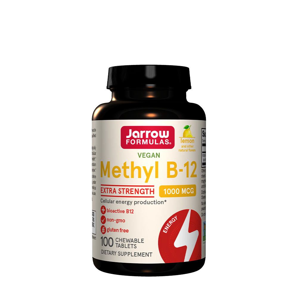 JARROW FORMULAS - METHYL B-12 1000 MCG RÁGÓTABLETTA - 100 RÁGÓTABLETTA JARROW FORMULAS - METHYL B-12 1000 MCG RÁGÓTABLETTA - 100 RÁGÓTABLETTA