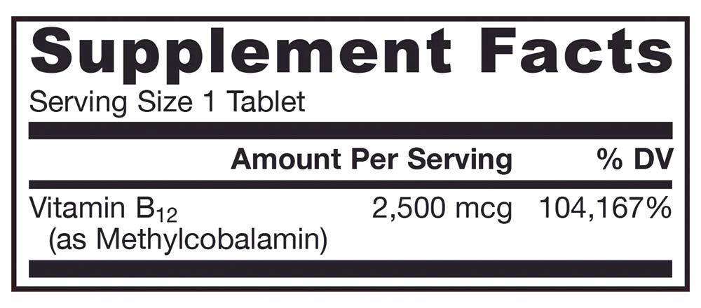 JARROW FORMULAS - METHYL B-12 2500 MCG RÁGÓTABLETTA - 100 TABLETTA JARROW FORMULAS - METHYL B-12 2500 MCG RÁGÓTABLETTA - 100 TABLETTA