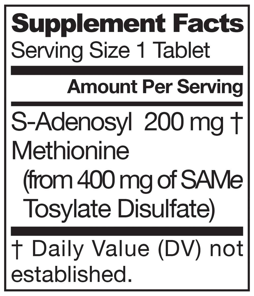 JARROW FORMULAS - SAME 200 - 20 TABLETTA JARROW FORMULAS - SAME 200 - 20 TABLETTA