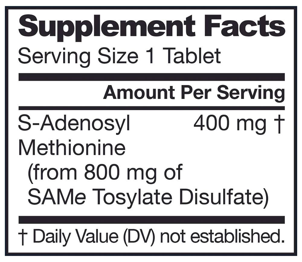 JARROW FORMULAS - SAME 400 - 30 TABLETTA JARROW FORMULAS - SAME 400 - 30 TABLETTA