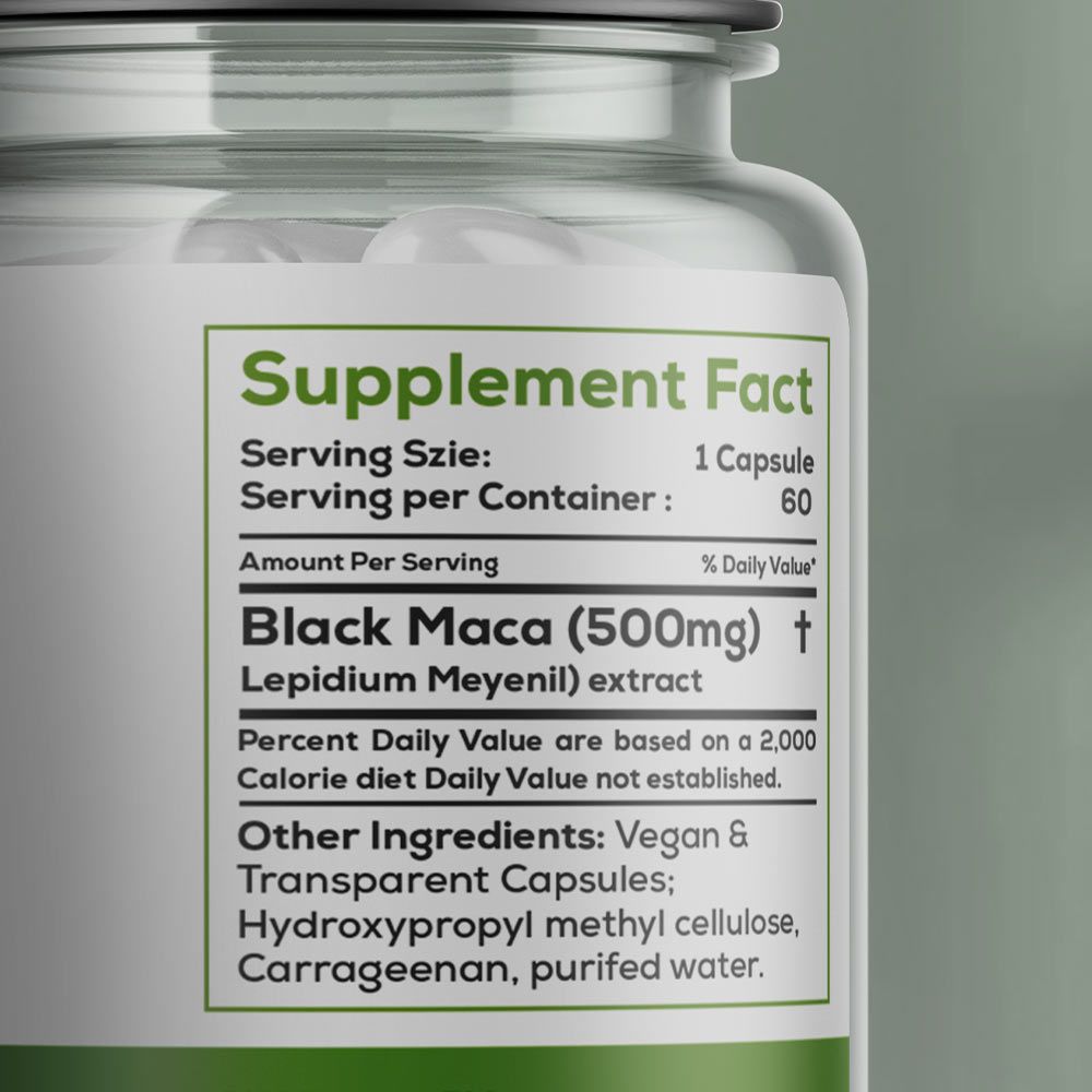 OLY - BLACK MACA 500 MG - 60 KAPSZULA