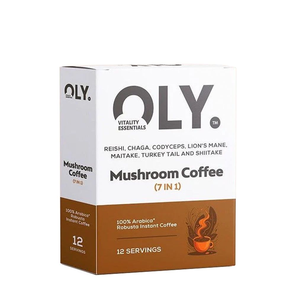 OLY - MUSHROOM COFFEE - 12 ADAG OLY - MUSHROOM COFFEE - 12 ADAG