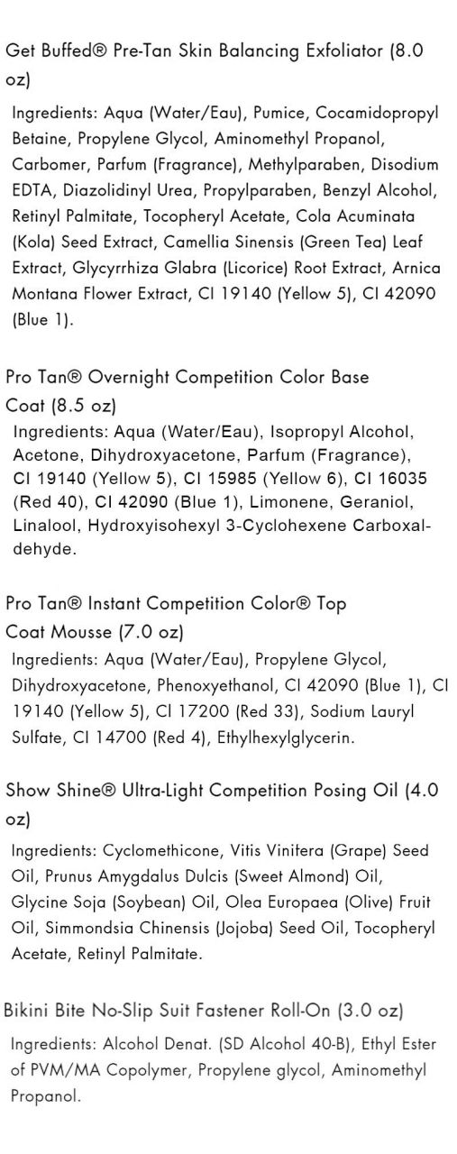 PRO TAN - PRO TAN® FEMALE/BIKINI KIT - 5 DARAB PRO TAN - PRO TAN® FEMALE/BIKINI KIT - 5 DARAB