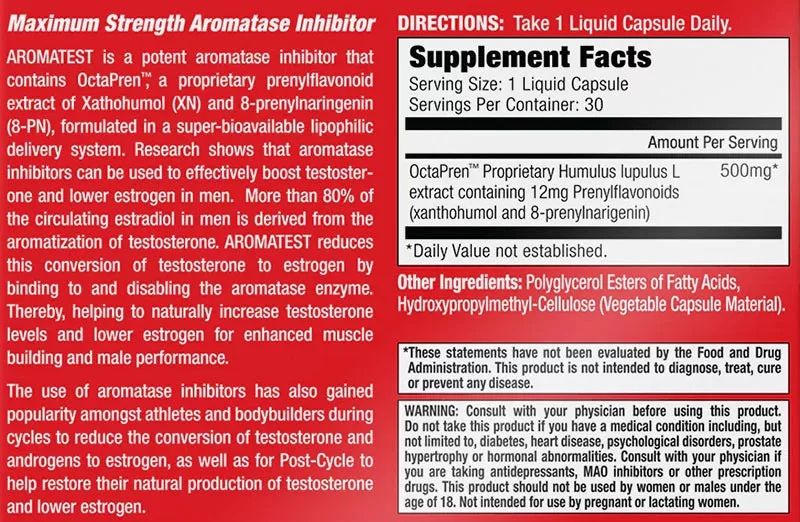 MUSCLEMEDS - AROMATEST - 30 KAPSZULA MUSCLEMEDS - AROMATEST - 30 KAPSZULA