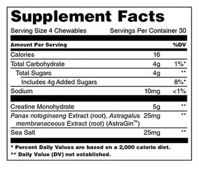 UNIVERSAL NUTRITION - ANIMAL CREATINE CHEWS - 120 RÁGÓTABLETTA UNIVERSAL NUTRITION - ANIMAL CREATINE CHEWS - 120 RÁGÓTABLETTA