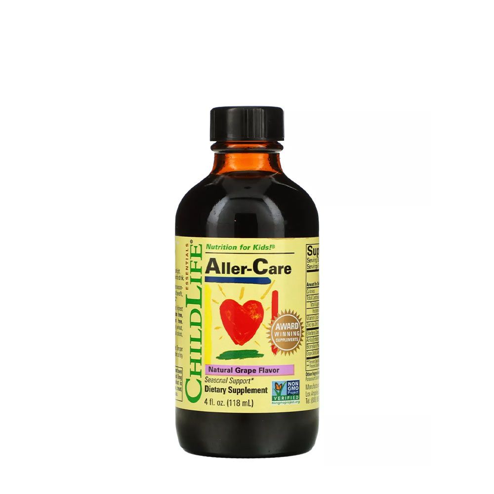 CHILDLIFE - ALLER-CARE - SZŐLŐ ÍZŰ IMMUNERŐSÍTŐ GYEREKEKNEK - 118 ML CHILDLIFE - ALLER-CARE - SZŐLŐ ÍZŰ IMMUNERŐSÍTŐ GYEREKEKNEK - 118 ML