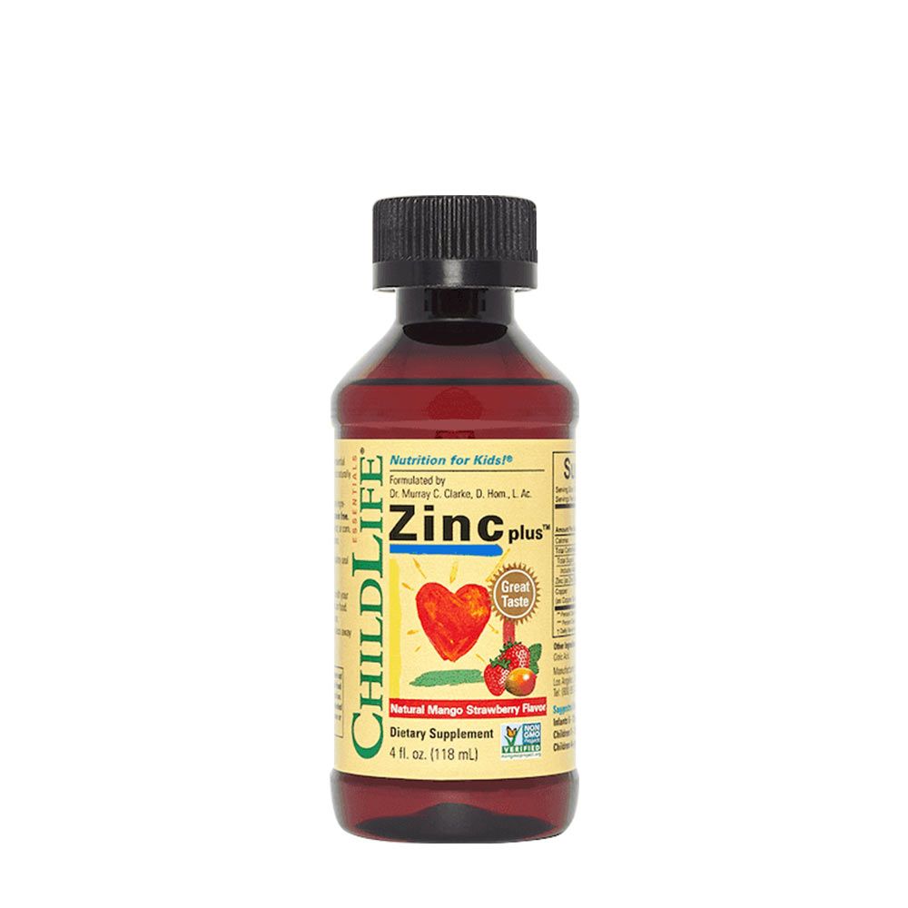 CHILDLIFE - LIQUID ZINC PLUS - MANGÓS EPER ÍZŰ FOLYÉKONY CINK GYEREKEKNEK ÉS CSECSEMŐKNEK - 118 ML CHILDLIFE - LIQUID ZINC PLUS - MANGÓS EPER ÍZŰ FOLYÉKONY CINK GYEREKEKNEK ÉS CSECSEMŐKNEK - 118 ML