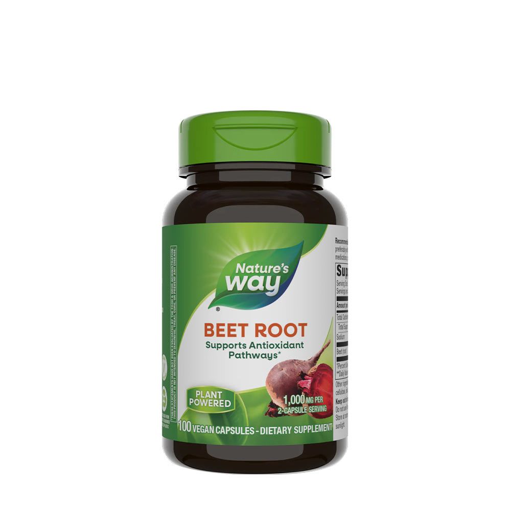 NATURE'S WAY - BEET ROOT - CÉKLA - 100 KAPSZULA NATURE'S WAY - BEET ROOT - CÉKLA - 100 KAPSZULA