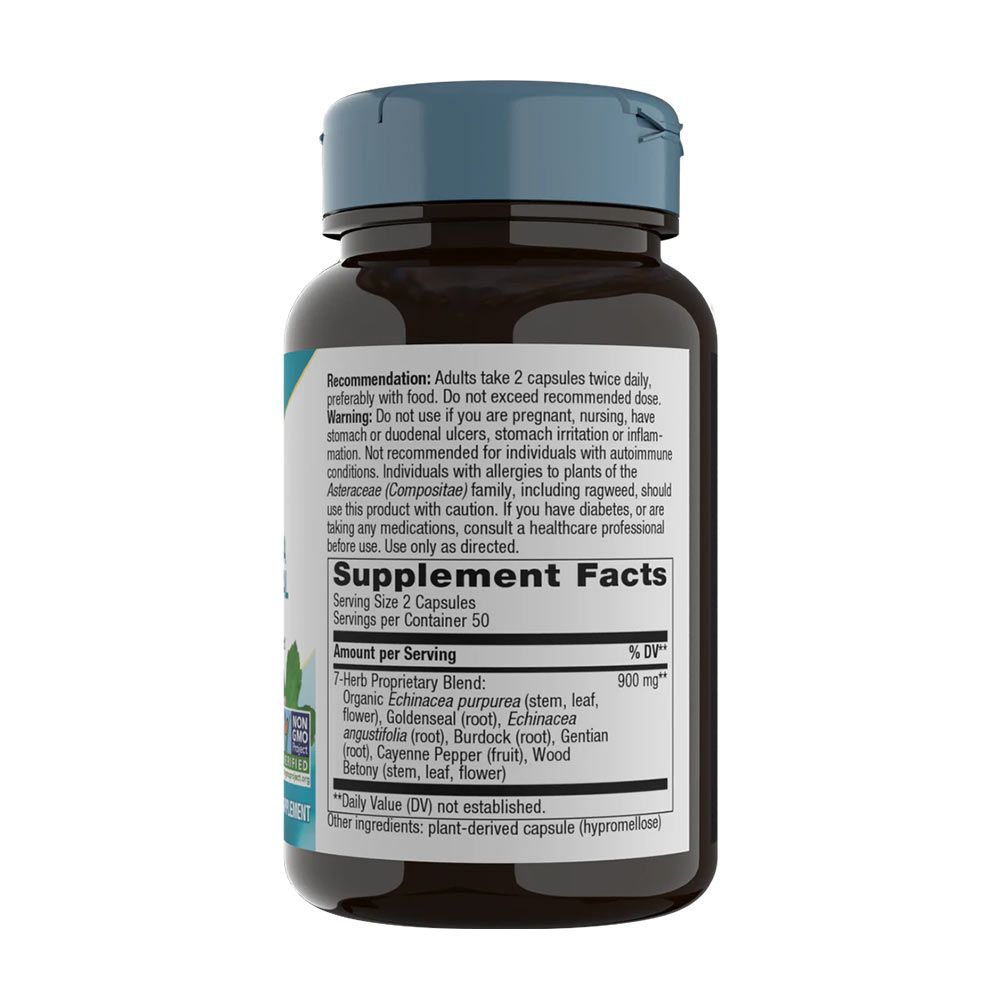NATURE'S WAY - ECHINACEA GOLDENSEAL PREMIUM BLEND - 100 KAPSZULA NATURE'S WAY - ECHINACEA GOLDENSEAL PREMIUM BLEND - 100 KAPSZULA