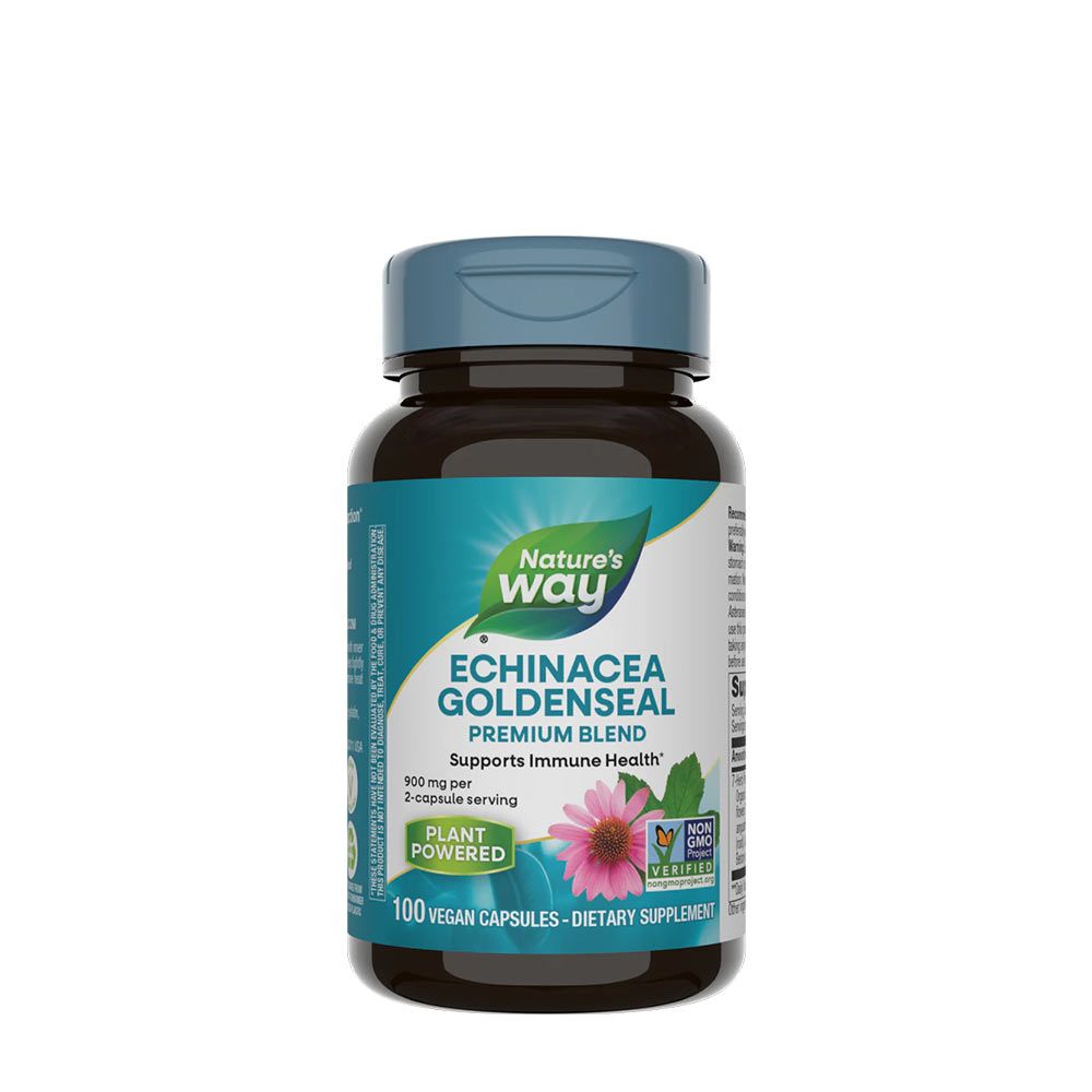 NATURE'S WAY - ECHINACEA GOLDENSEAL PREMIUM BLEND - 100 KAPSZULA NATURE'S WAY - ECHINACEA GOLDENSEAL PREMIUM BLEND - 100 KAPSZULA