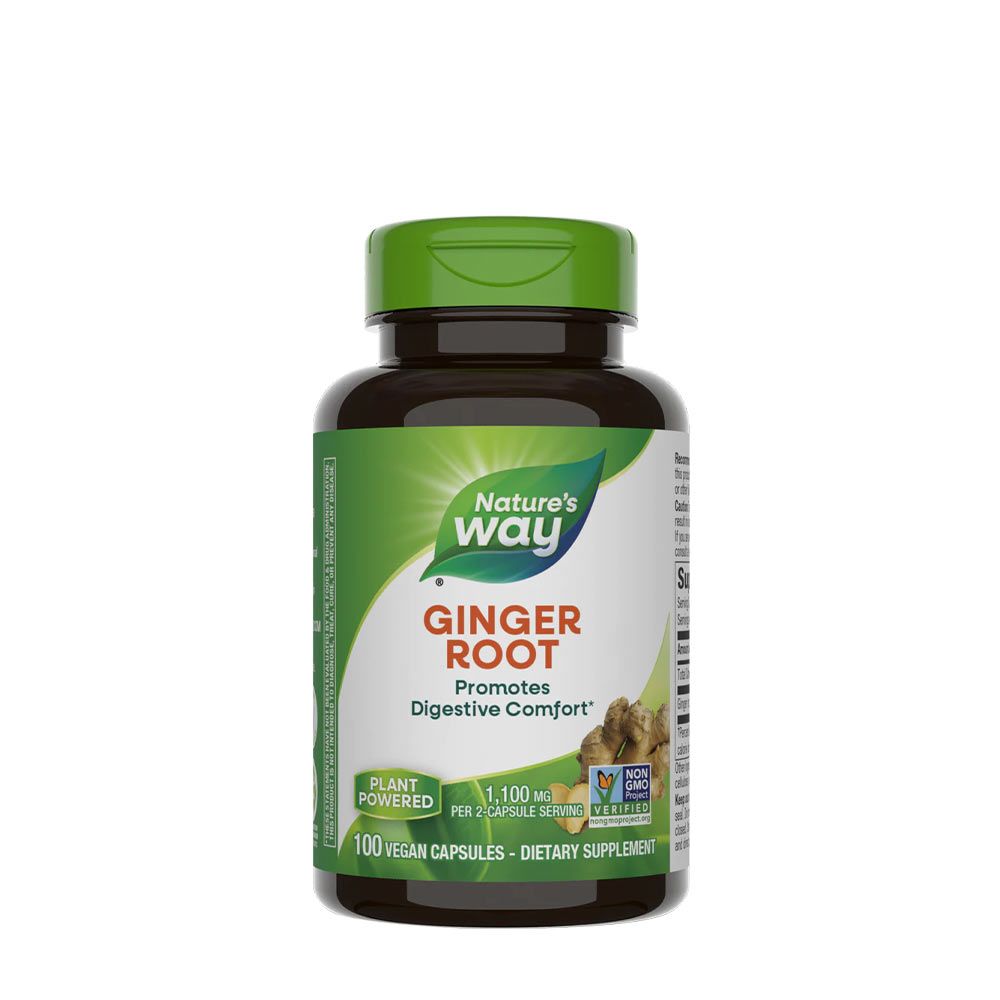 NATURE'S WAY - GINGER ROOT - GYÖMBÉR KAPSZULA - 100 KAPSZULA NATURE'S WAY - GINGER ROOT - GYÖMBÉR KAPSZULA - 100 KAPSZULA