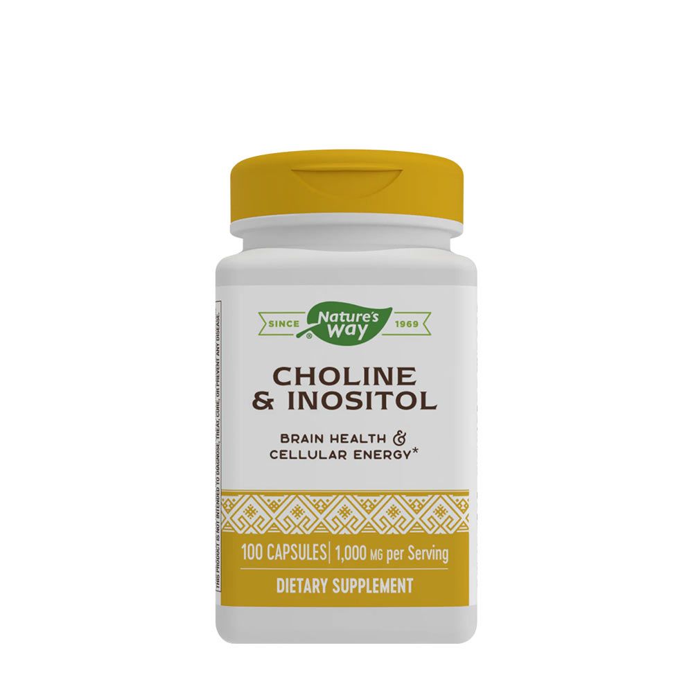 NATURE'S WAY - CHOLINE & INOSITOL - 100 KAPSZULA NATURE'S WAY - CHOLINE & INOSITOL - 100 KAPSZULA